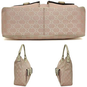 Gucci Shoulder Hobo One Abbey All Shoulder GG Pink Bag White over Shoulder